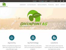 Tablet Screenshot of greenpointag.com